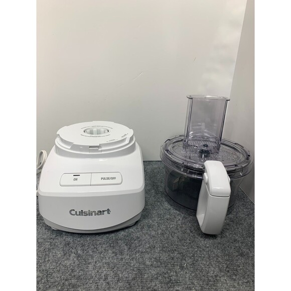 Cuisinart 7 Cup Food Processor White Cups 350W Core FP-7 Shredder Chops - Picture 4 of 6